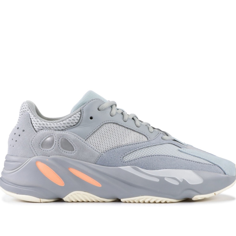 Gray and Orange Sneakers